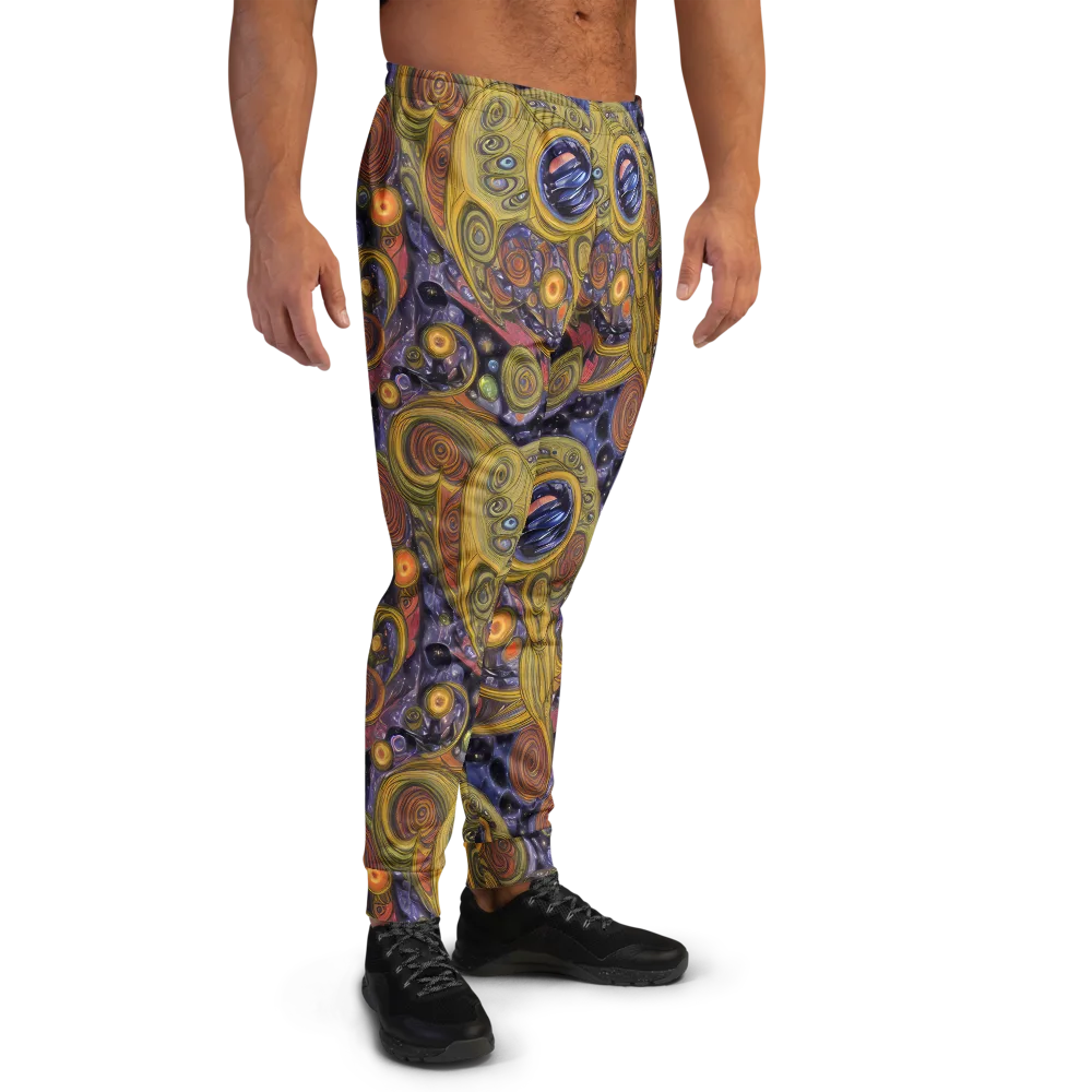 Orbiting Ochre on Men's Joggers — Right
