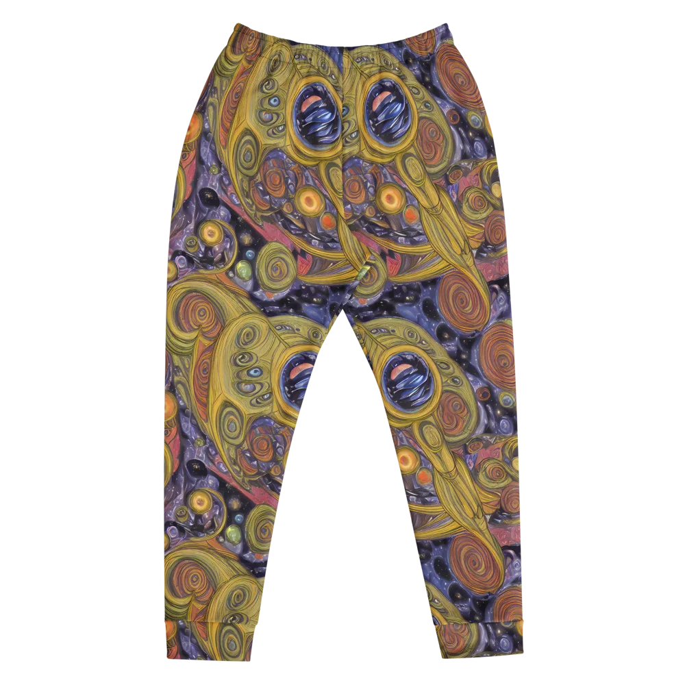 Orbiting Ochre on Men's Joggers — Front