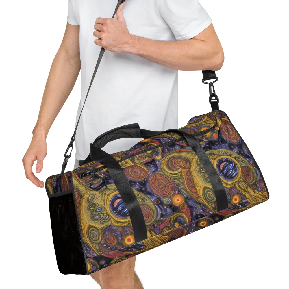 Orbiting Ochre on Duffle Bag — Right Front