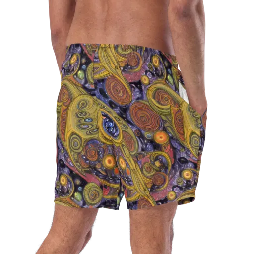 Orbiting Ochre on a Swim Trunks