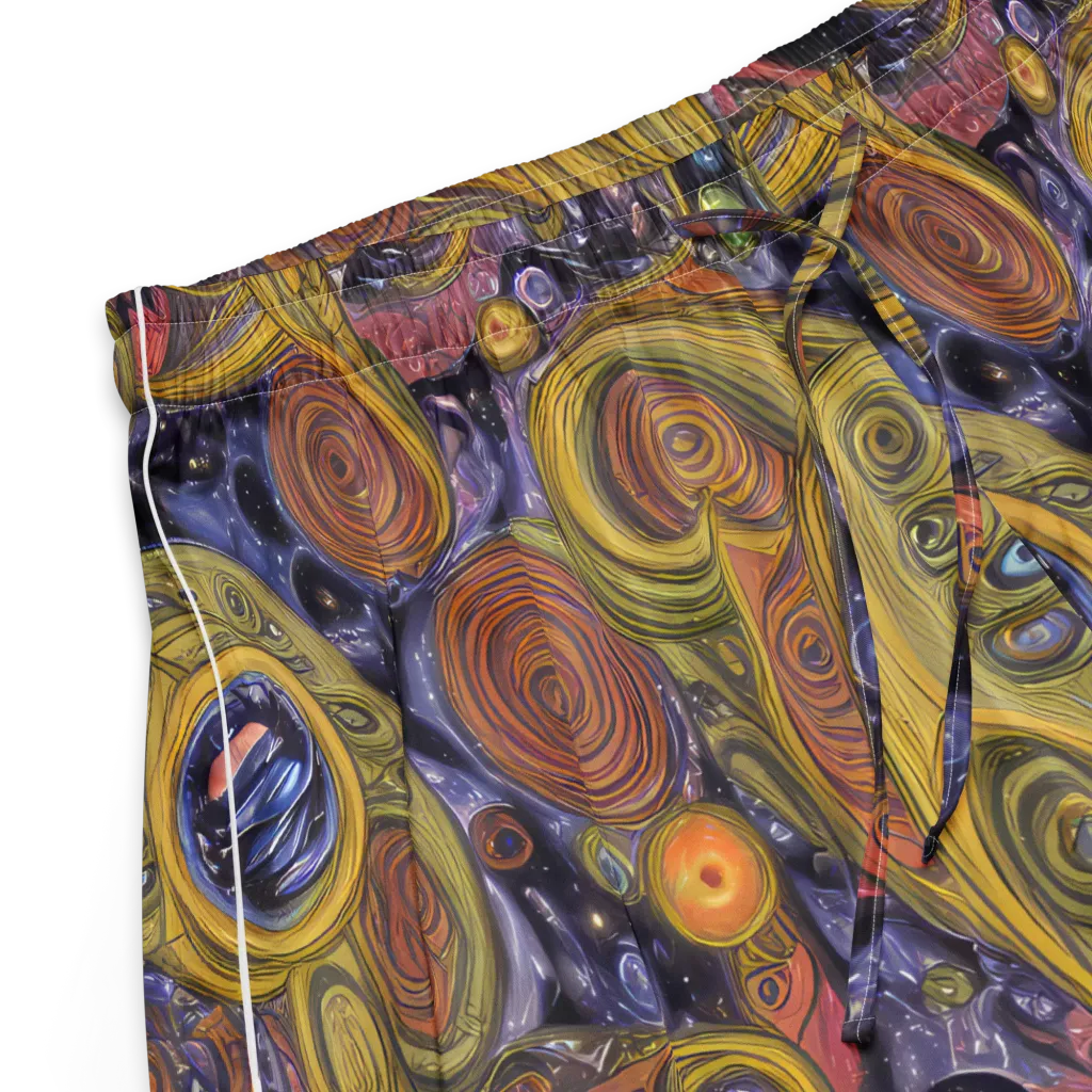 Orbiting Ochre on Women's Pajama Shorts — Product details