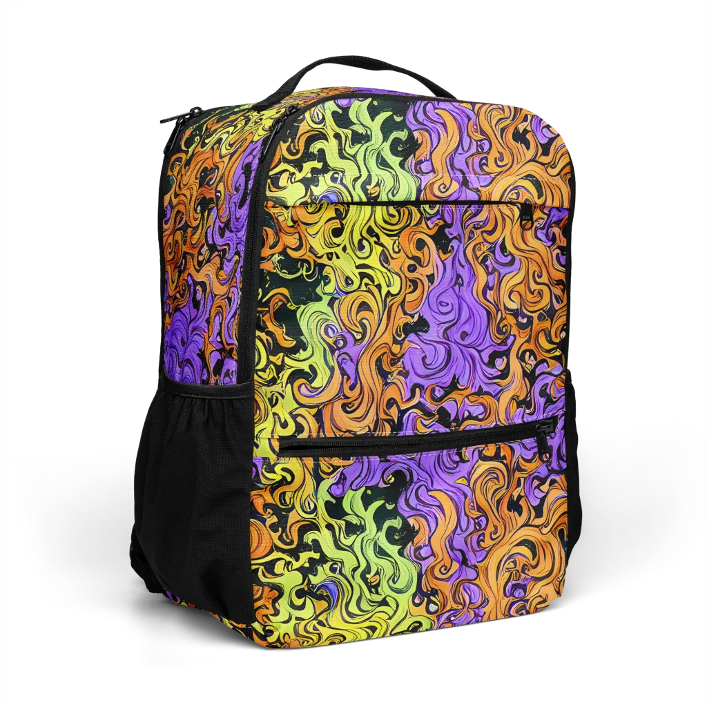 Neon Spell on Utility Backpack — Right Front