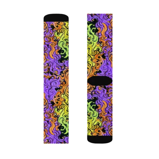 Neon Spell on a Socks