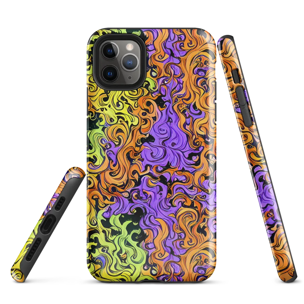 Neon Spell on Tough Case for iPhone® — Front