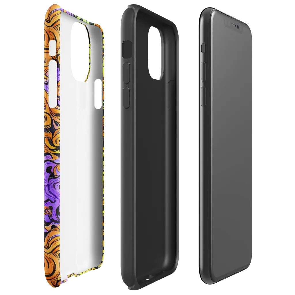 Neon Spell on Tough Case for iPhone® — Right