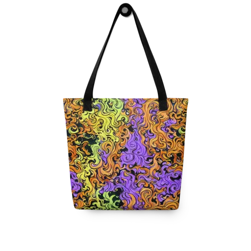 Neon Spell on a Tote Bag