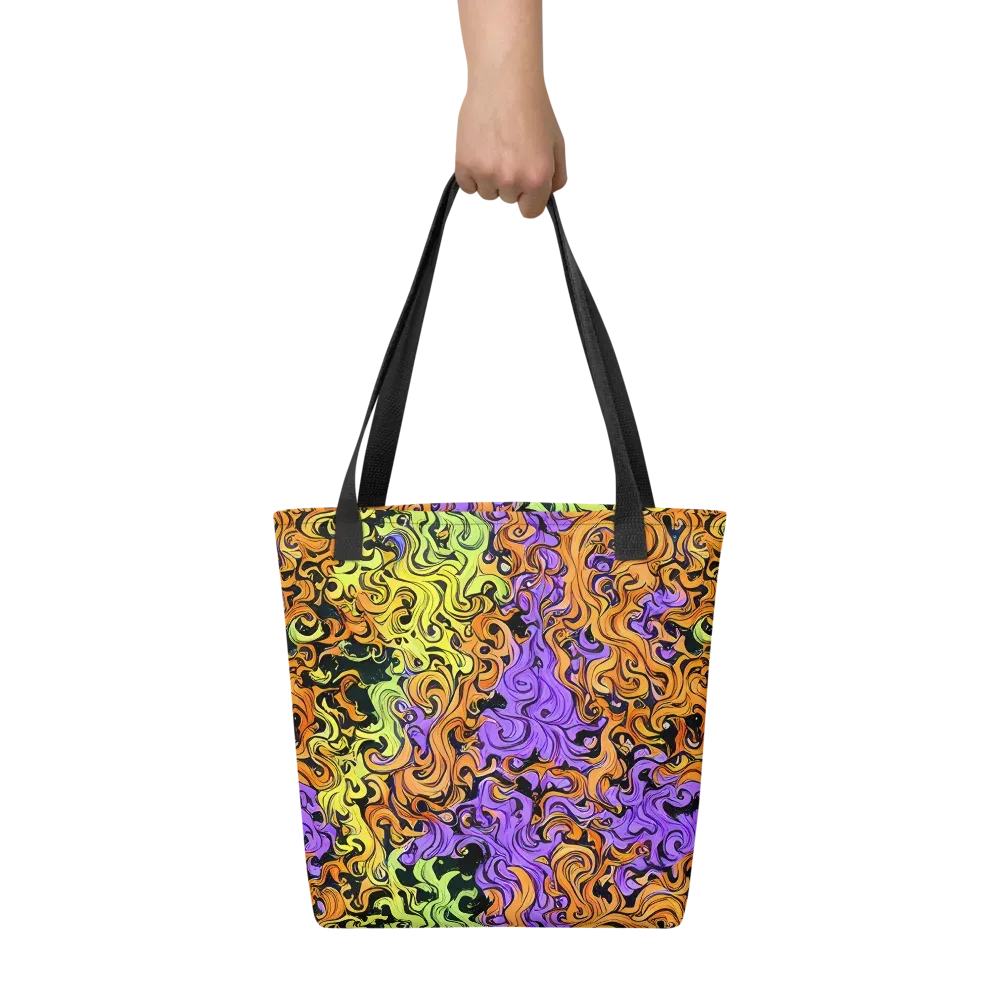 Neon Spell on Tote Bag — Front
