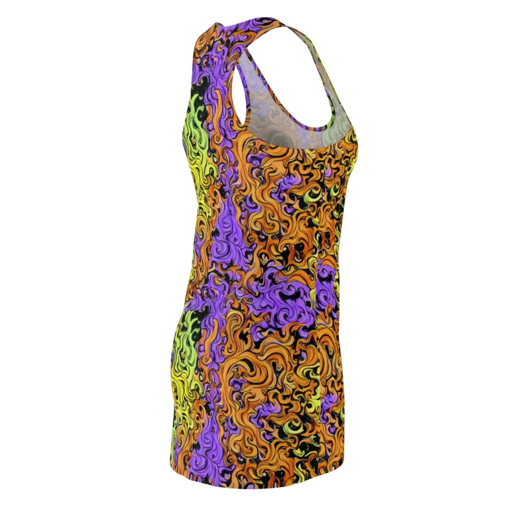 Neon Spell on Racerback Dress — Back Side