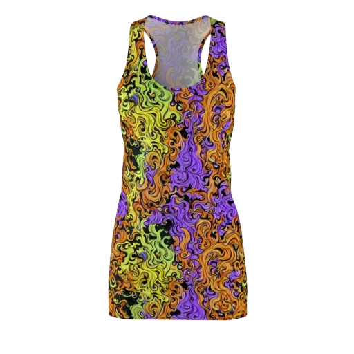 Neon Spell on a Racerback Dress