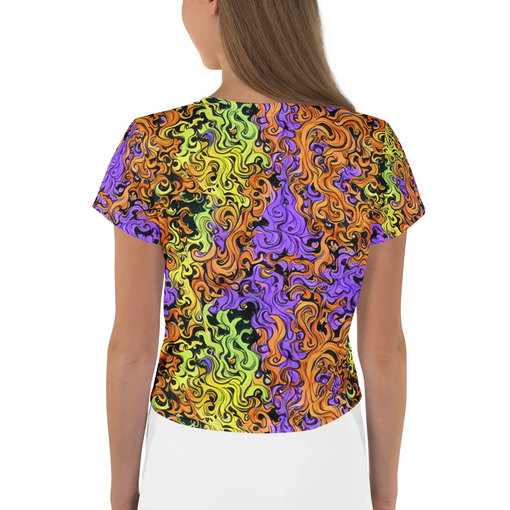 Neon Spell on Crop Tee — Back