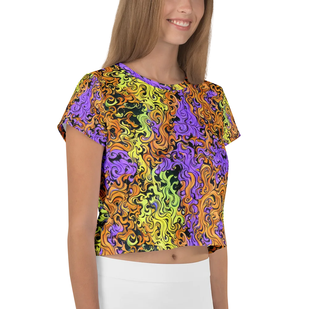 Neon Spell on Crop Tee — Right