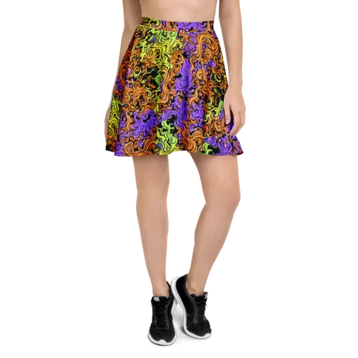 Neon Spell on a Skater Skirt