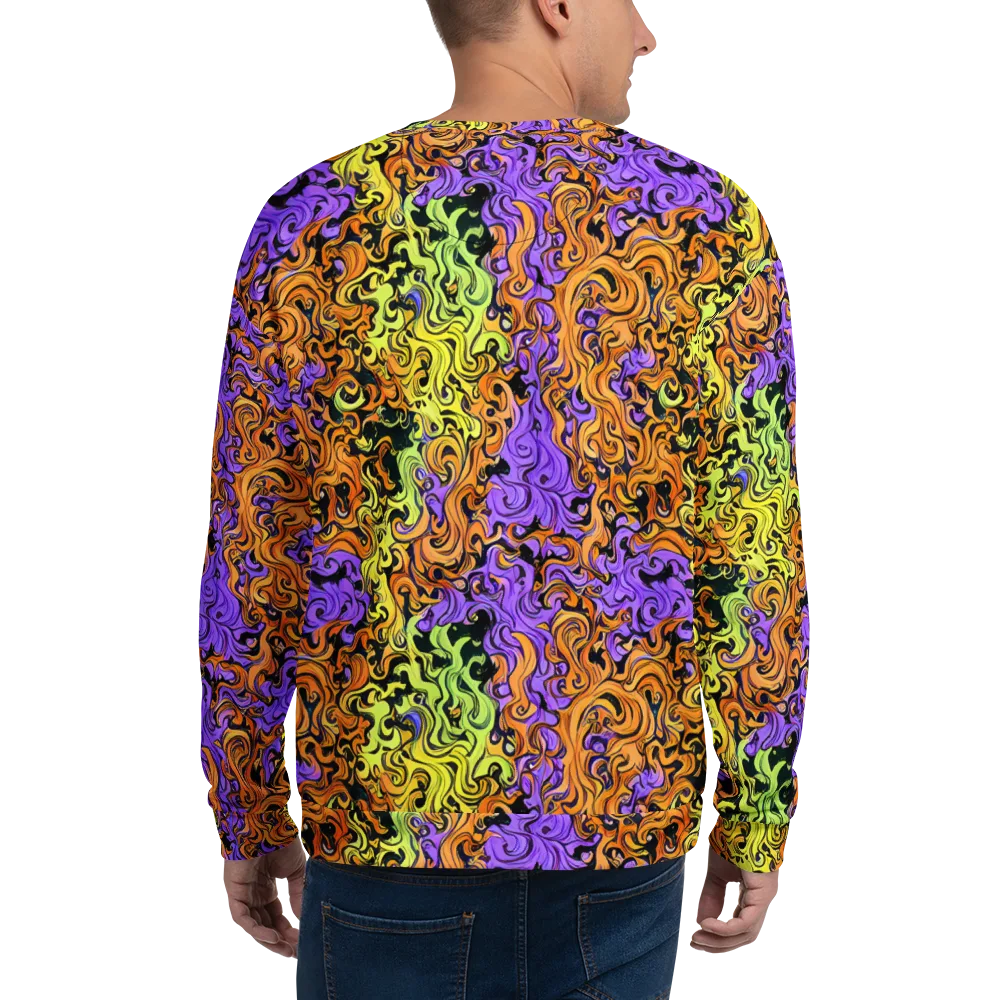 Neon Spell on Sweatshirt — Back