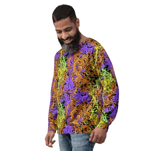 Neon Spell on a Sweatshirt