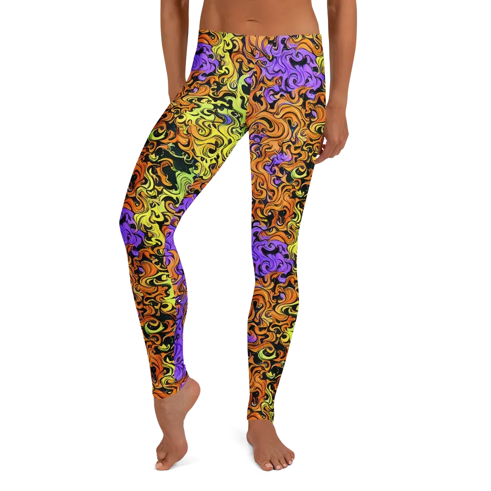 Neon Spell on Leggings — Front