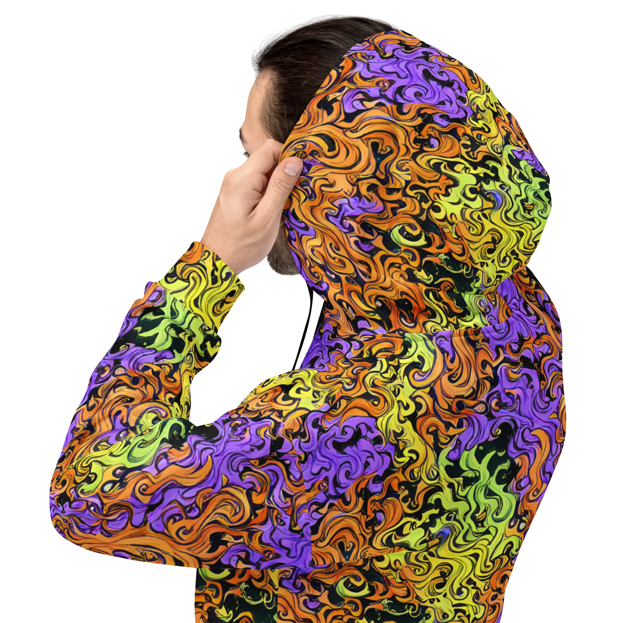 Neon Spell on Hoodie — Back
