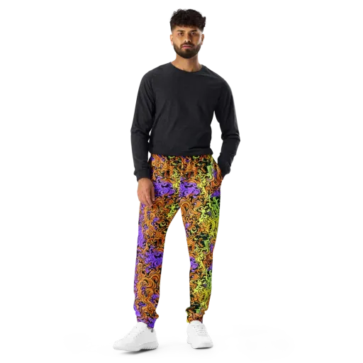 Neon Spell on a Men's Joggers