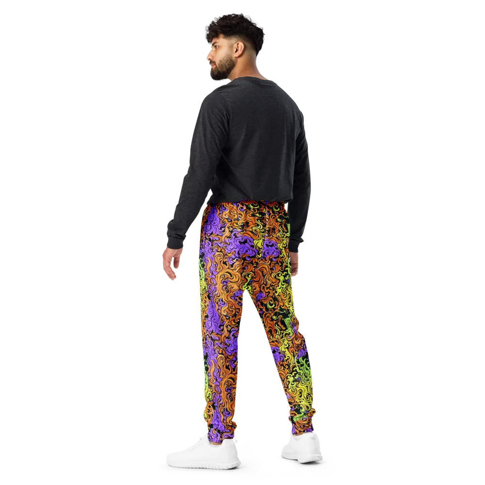 Neon Spell on Men's Joggers — Back