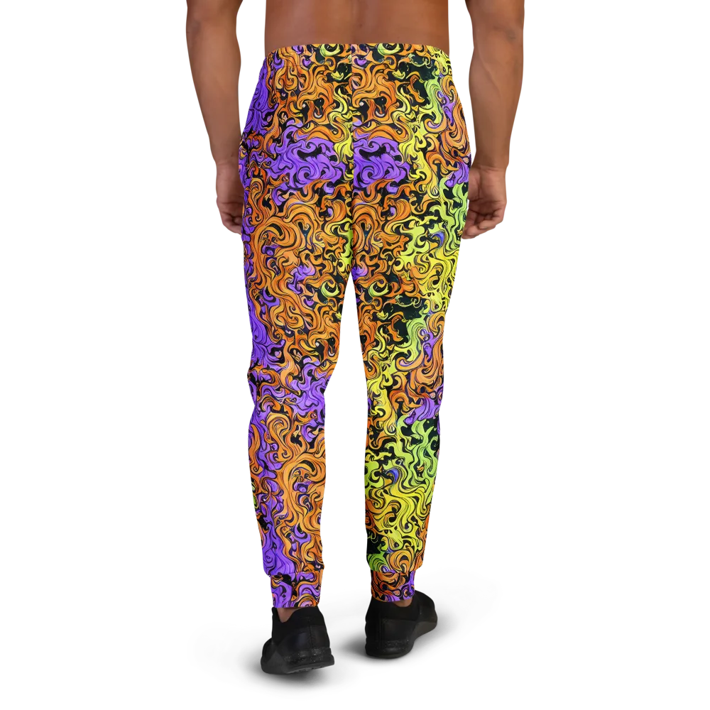 Neon Spell on Men's Joggers — Back