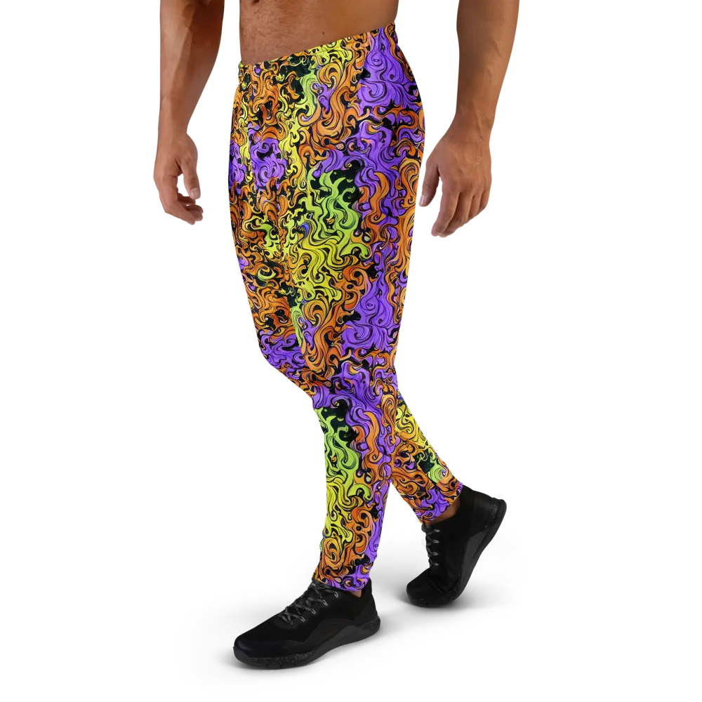 Neon Spell on Men's Joggers — Left