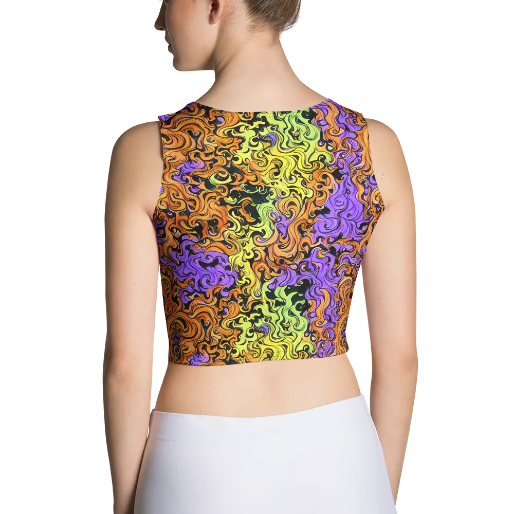 Neon Spell on Crop Top — Back