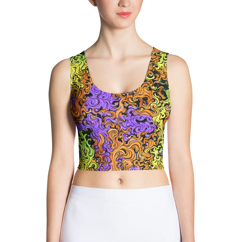 Neon Spell on Crop Top — Front