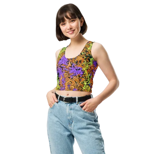 Neon Spell on a Crop Top