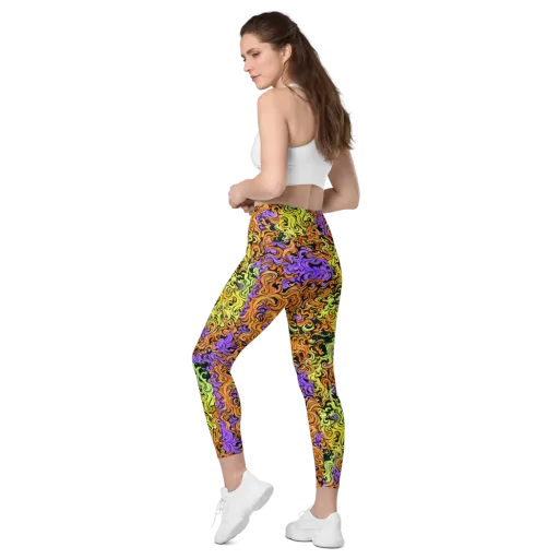 Neon Spell on a Leggings with Pockets