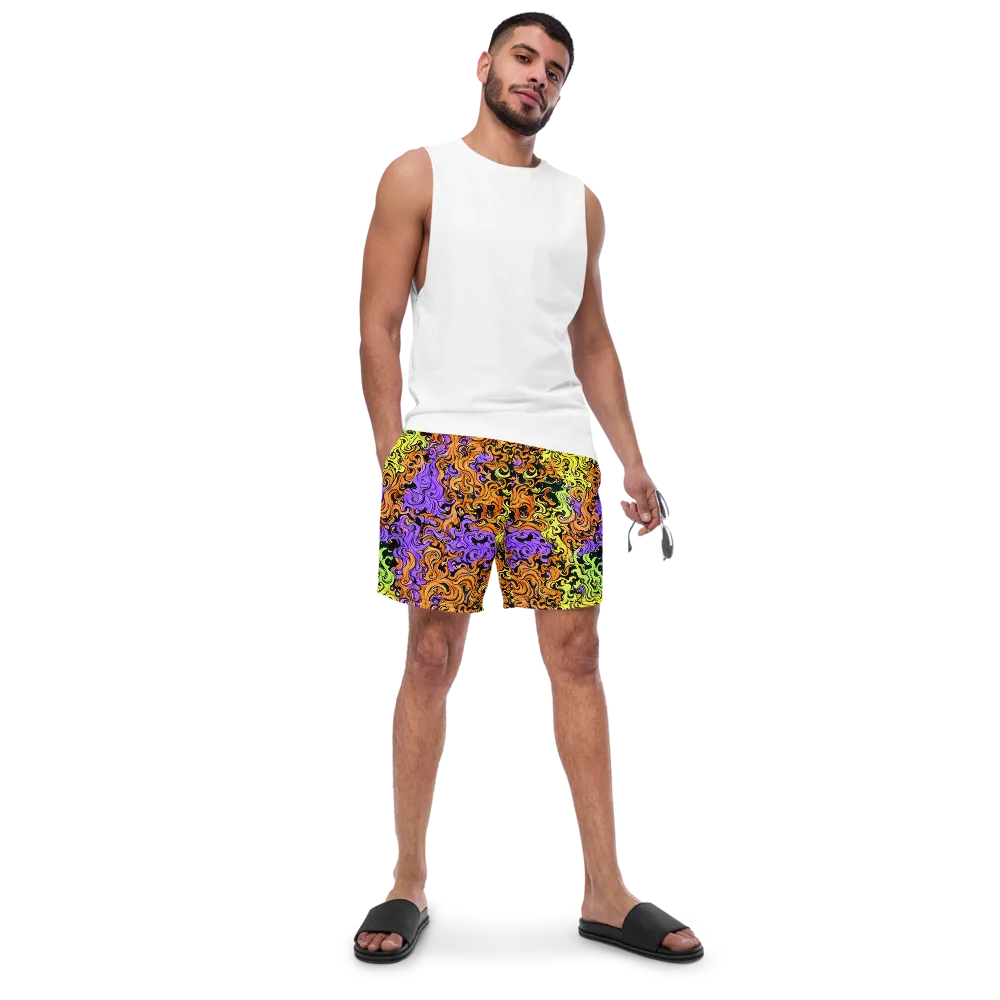 Neon Spell on Swim Trunks — Front