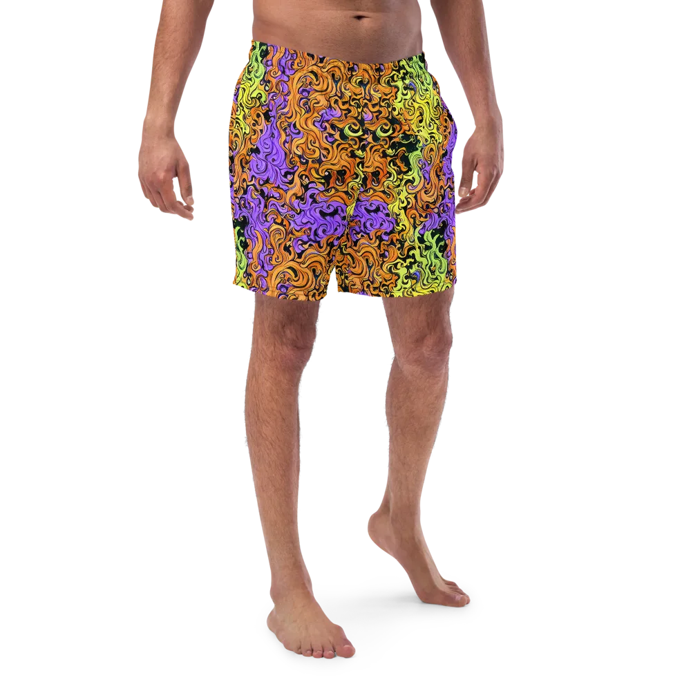 Neon Spell on Swim Trunks — Front