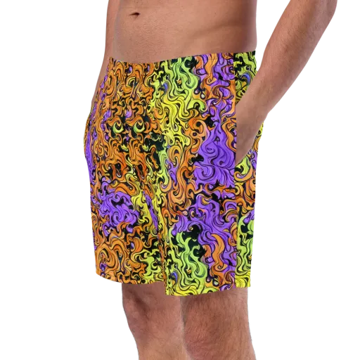 Neon Spell on a Swim Trunks