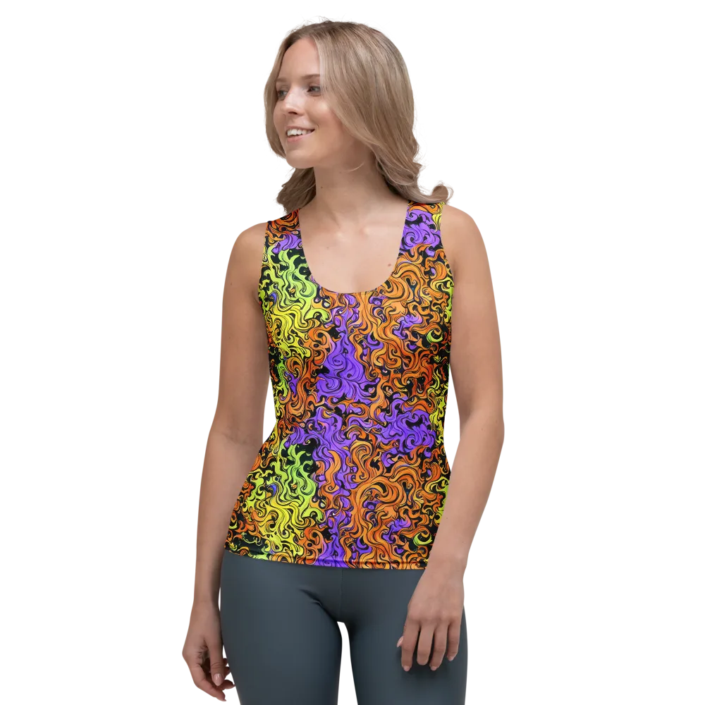 Neon Spell on Women's Tank Top — Front