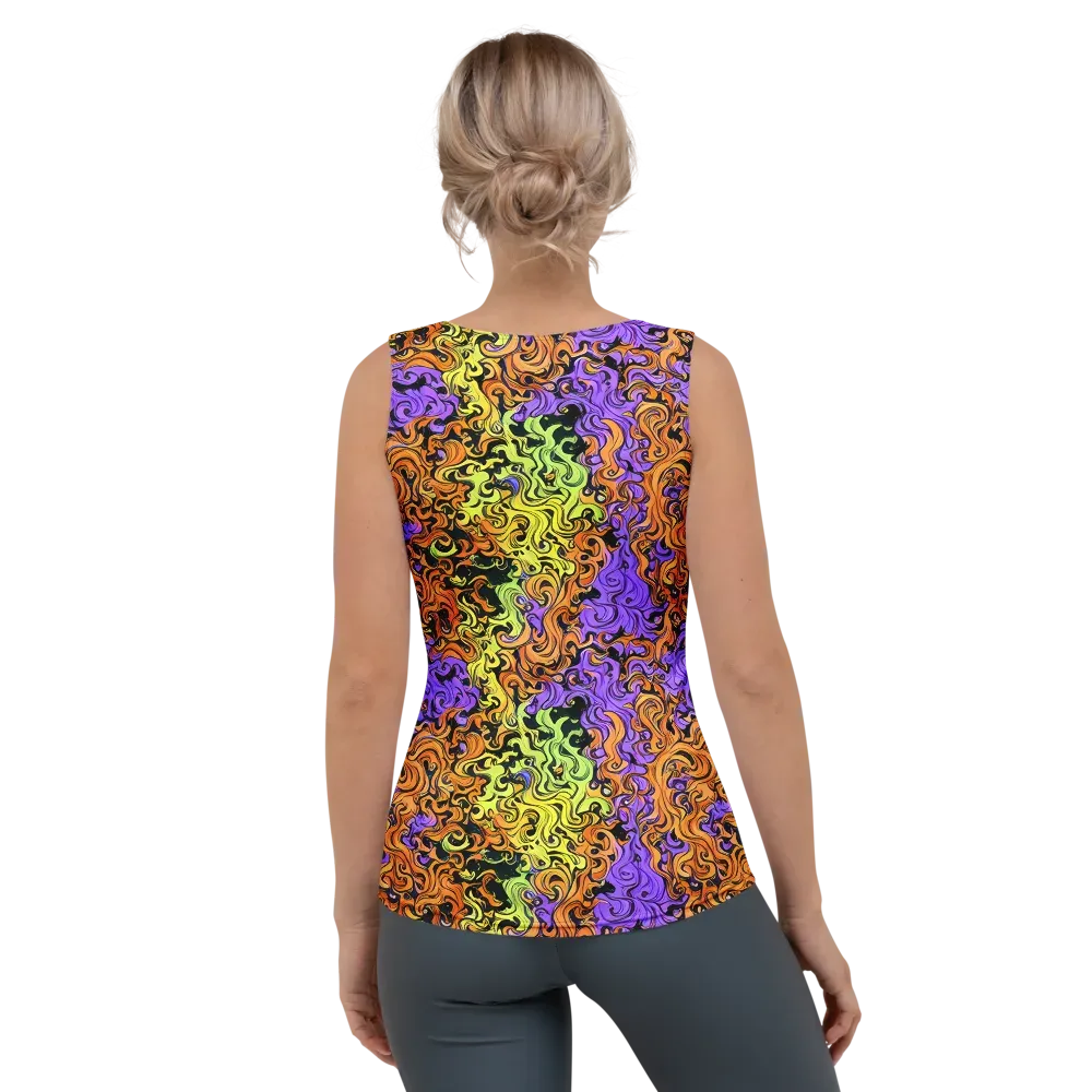 Neon Spell on Women's Tank Top — Back