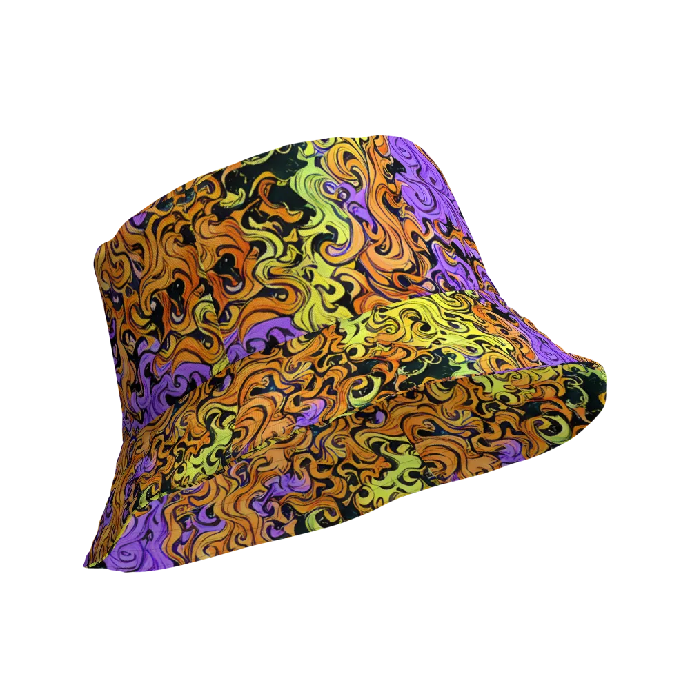 Neon Spell on Reversible Bucket Hat — Product details Outside