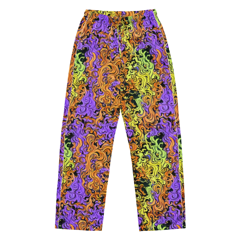 Neon Spell on Women's Pajama Pants — Front