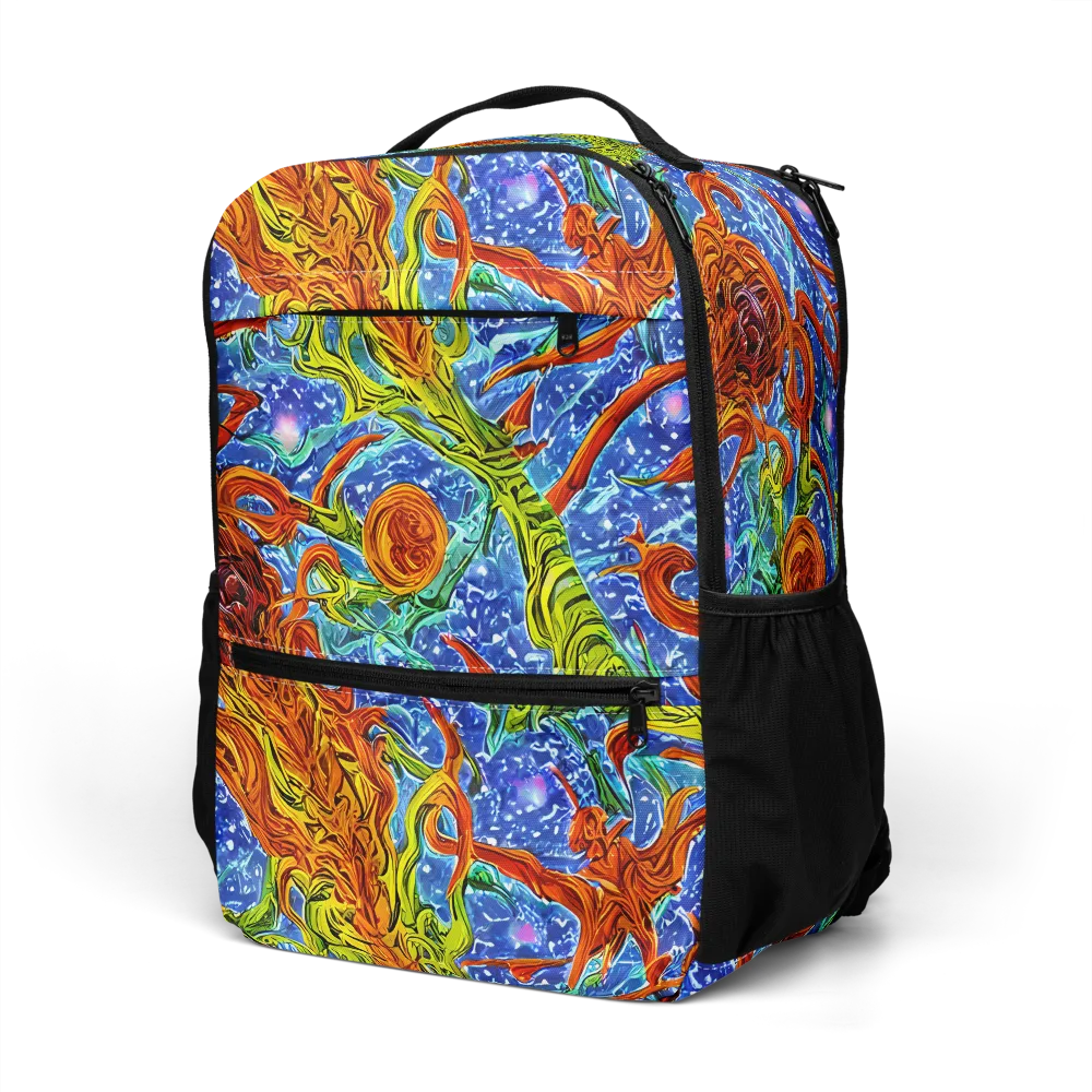 Molten Tide on Utility Backpack — Left Front