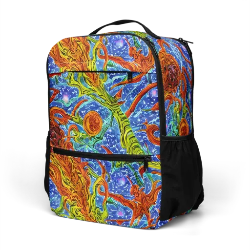 Molten Tide on a Utility Backpack