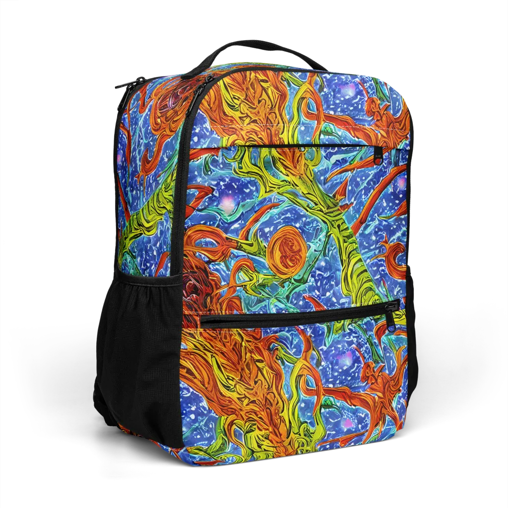 Molten Tide on Utility Backpack — Right Front
