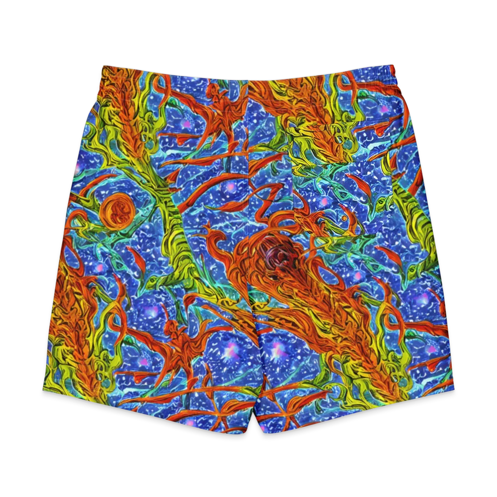 Molten Tide on Men's Board Shorts — Back