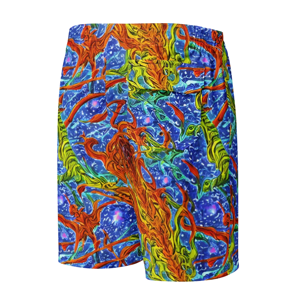 Molten Tide on Men's Board Shorts — Back