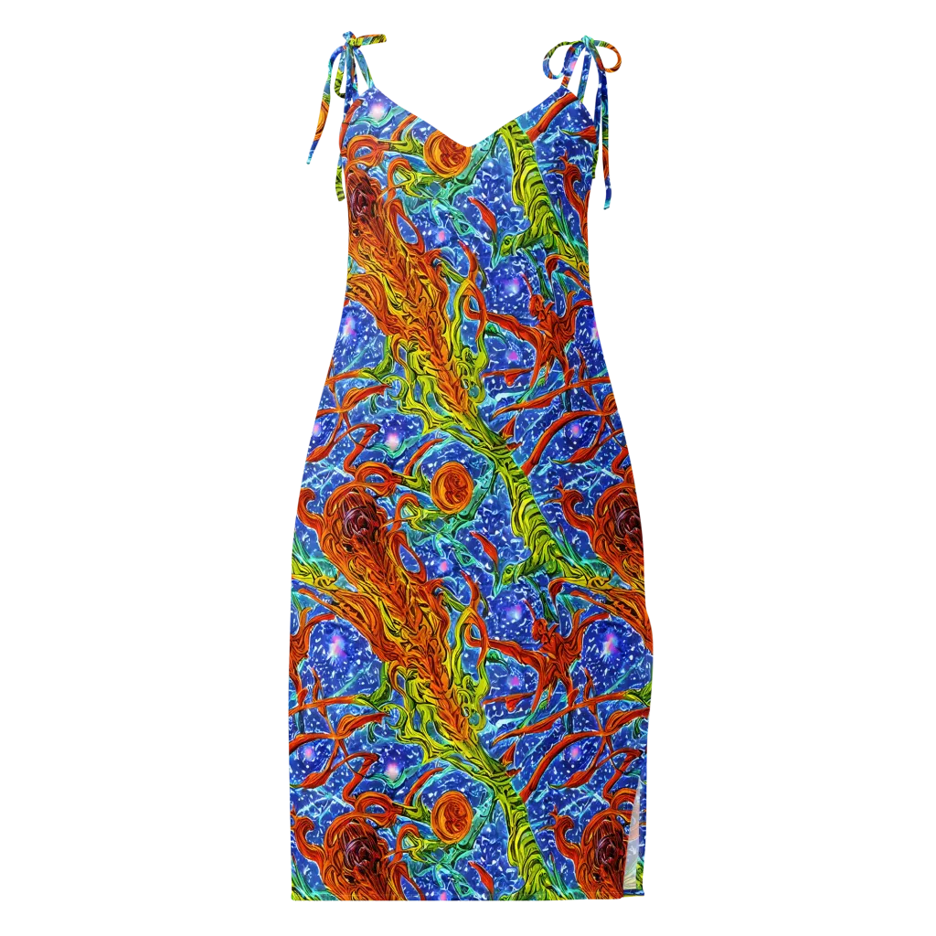 Molten Tide on Slip Dress — Front