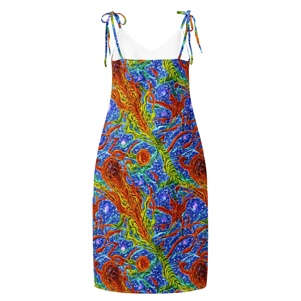 Molten Tide on Slip Dress — Back