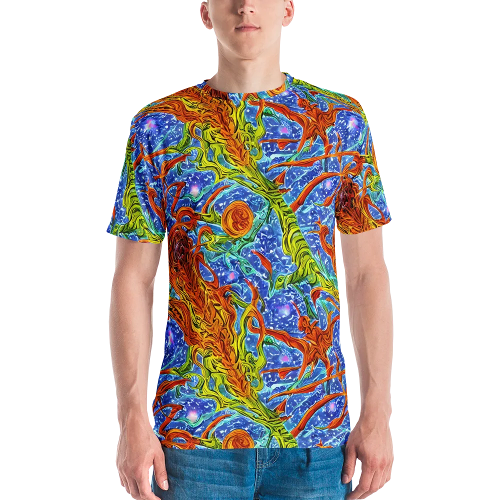 Molten Tide on Men's Crew Neck T-Shirt — Front