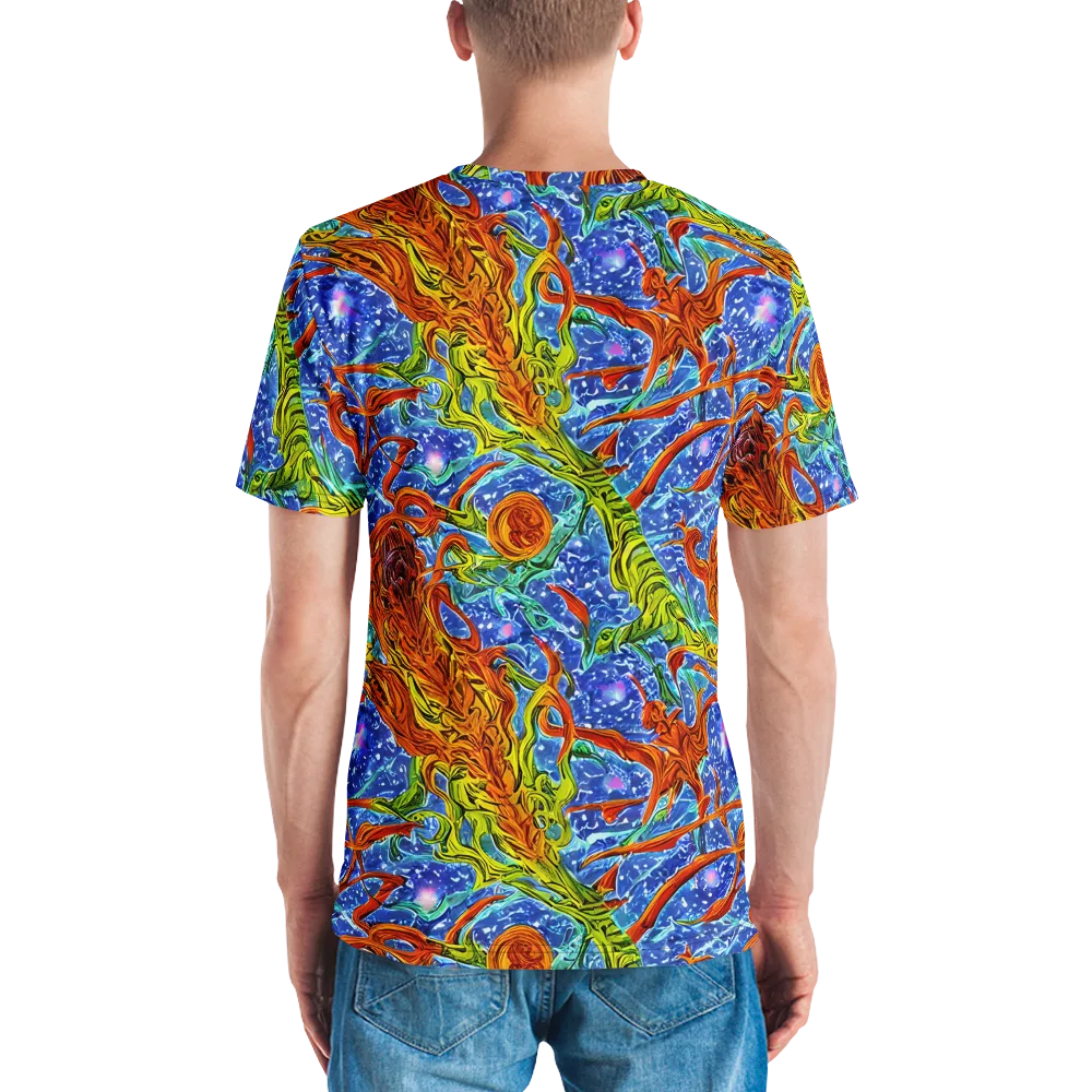 Molten Tide on Men's Crew Neck T-Shirt — Back