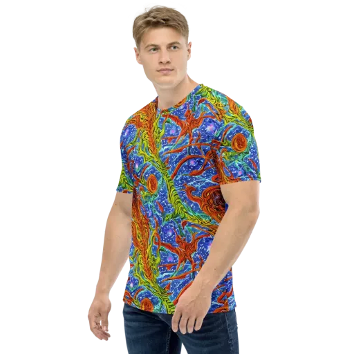 Molten Tide on a Men's Crew Neck T-Shirt