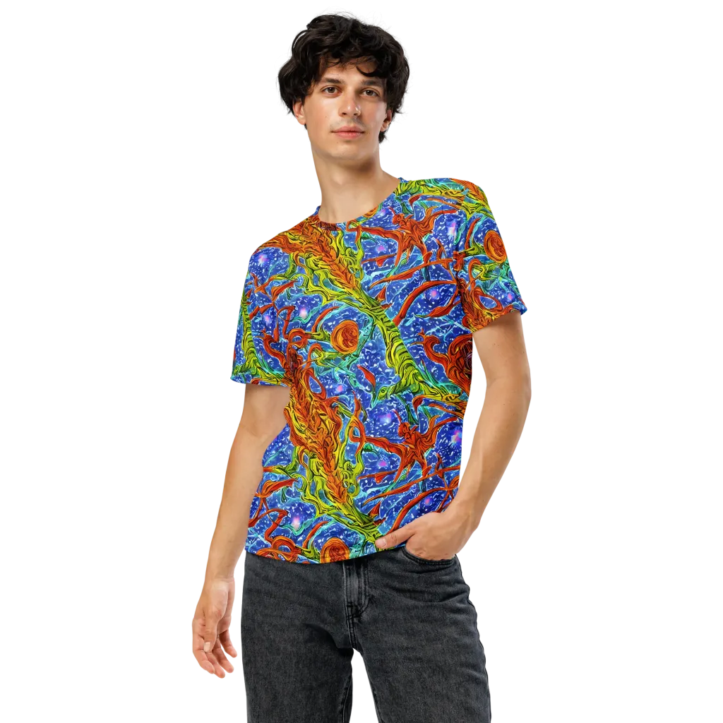 Molten Tide on Men's Crew Neck T-Shirt — Front