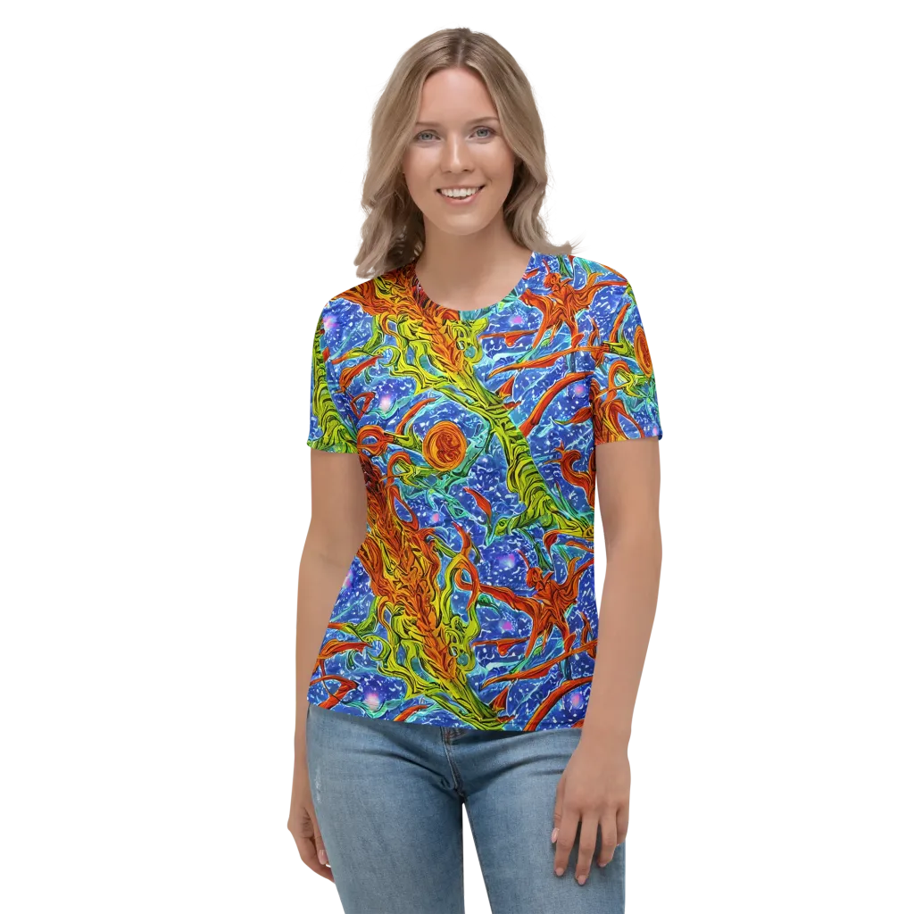 Molten Tide on Women's Crew Neck T-Shirt — Front