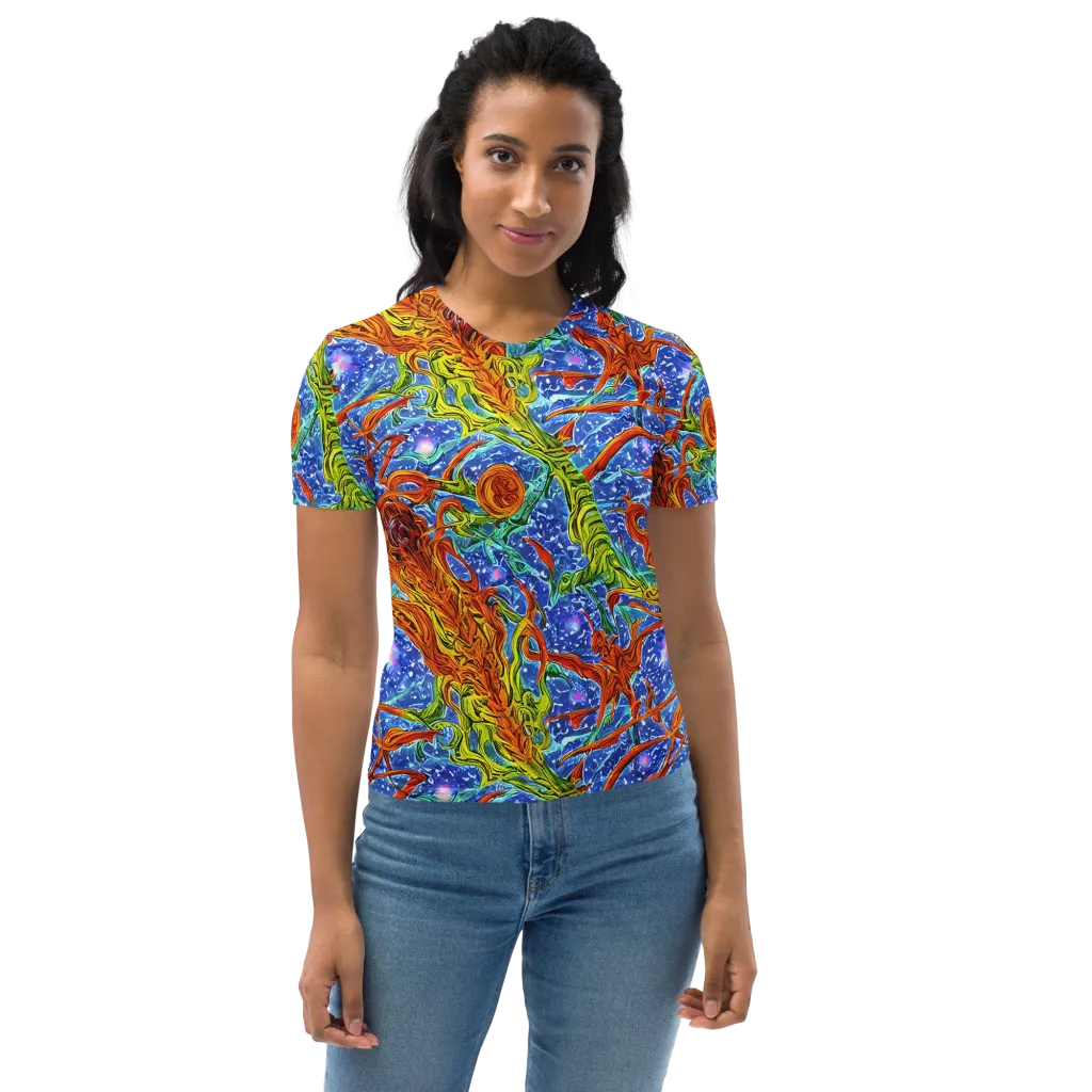 Molten Tide on Women's Crew Neck T-Shirt — Front