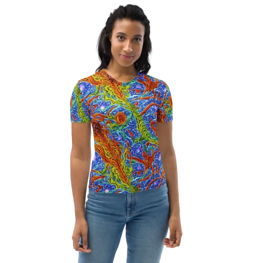 Molten Tide on a Women's Crew Neck T-Shirt