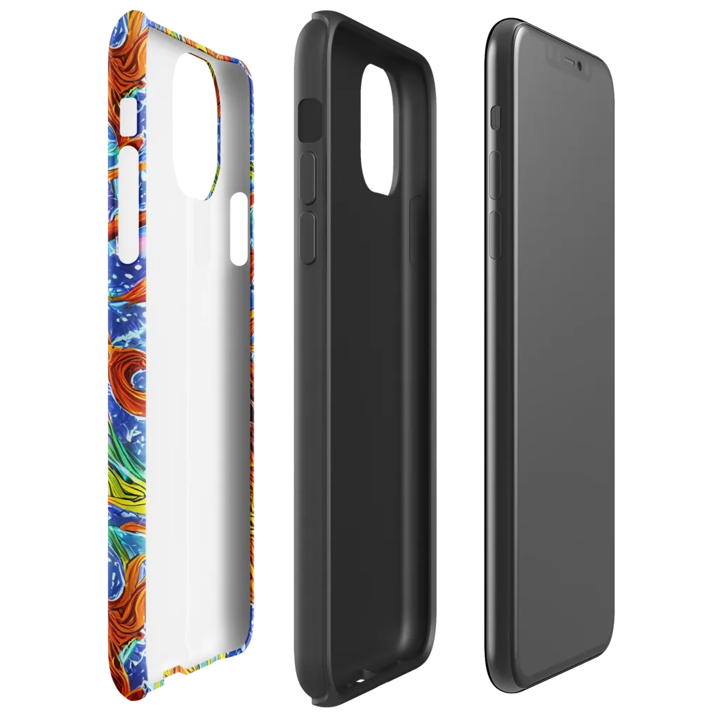 Molten Tide on Tough Case for iPhone® — Right